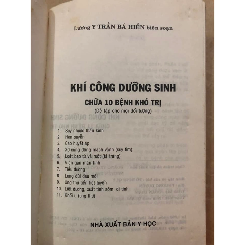 Sách Khí công dưỡng sinh chữa 11 bệnh khó trị (Dễ tập cho mọi đối tượng) 305619