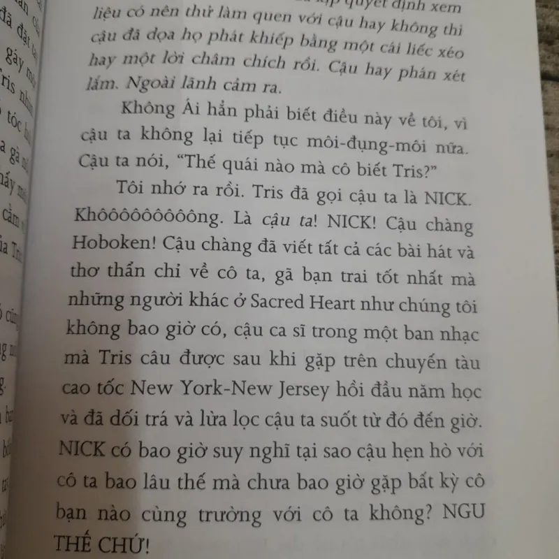 Tiểu thuyết Tình ca cho Nick và Norah. Tg Rachel Cohn & Levithan 763691