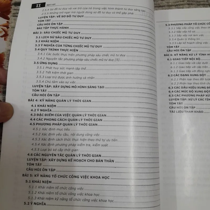 ĐH HUTECH - Kỹ Năng Tư duy Sáng tạo và QL Thời Gian. Chủ biên Mai Mỹ Hạnh 762027