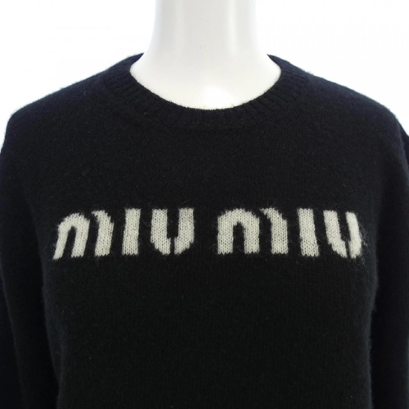 MIU MIU MIU MIU Logo MML808 S232 13K1 Áo len - Hàng hiệu Chính hãng 810591