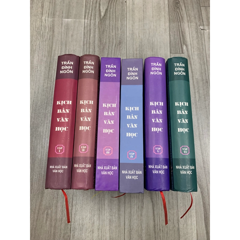 Sách kịch bản văn học - Trần Đình Ngôn. Full bộ 6 tập. 4b2 549813