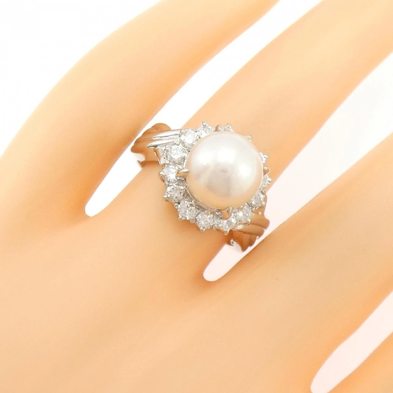 Nhẫn ngọc trai Akoya PT900 9.2mm - Hàng hiệu Authentic 849170