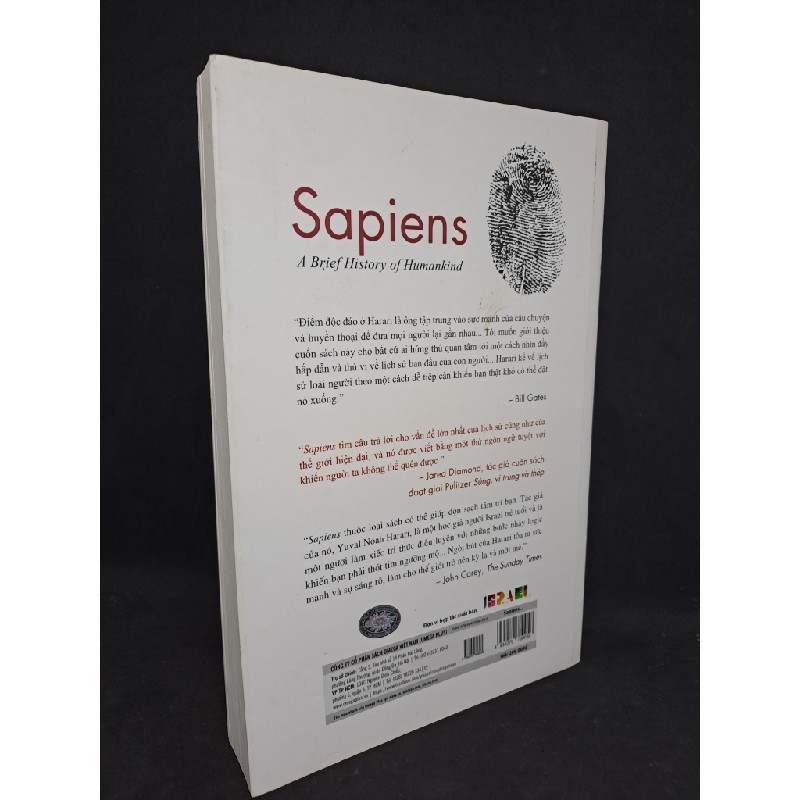 Sapiens lược sử loài người 2019 mới 90% ố nhẹ HCM1408 34007