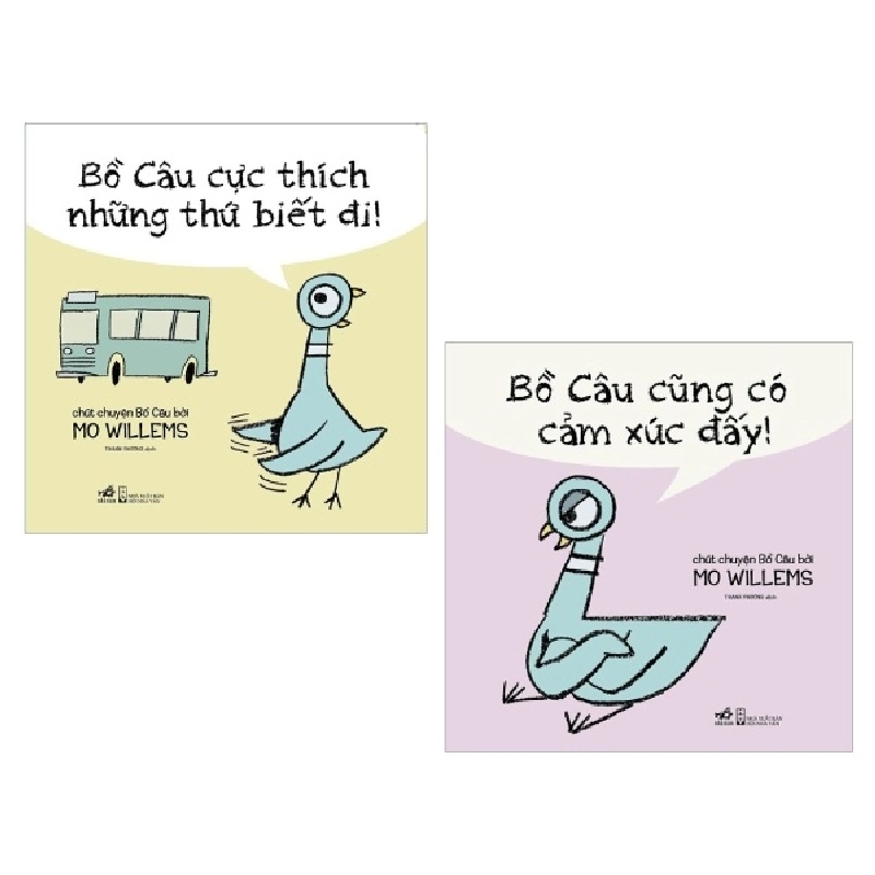 Combo Bồ Câu Cực Thích Những Thứ Biết Đi! + Bồ Câu Cũng Có Cảm Xúc Đấy (Bộ 2 Cuốn) (2020) - Mo willems 744052