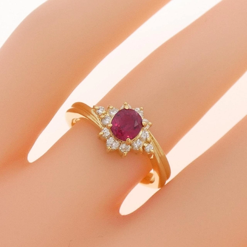 Nhẫn Ruby K18YG 0.53CT - Hàng hiệu Chính hãng 854289