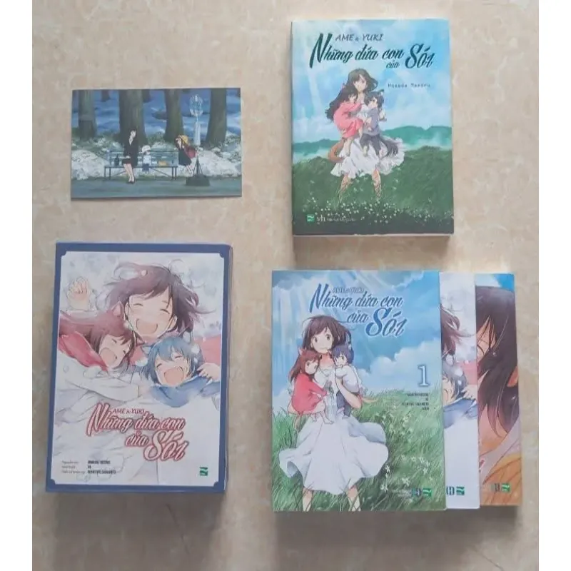 Combo Những đứa con của sói light novel và manga 3 tập 973408