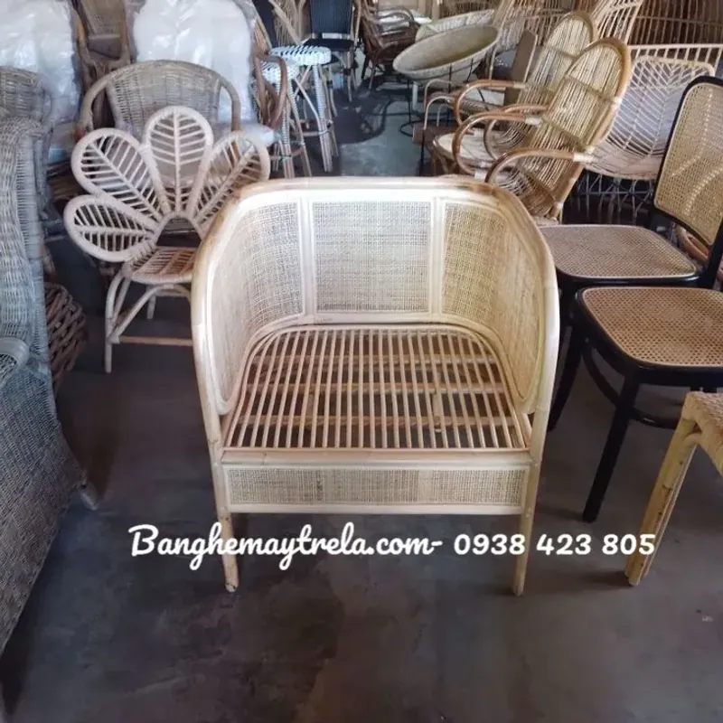 Ghế mây vuông mắt cáo 788592