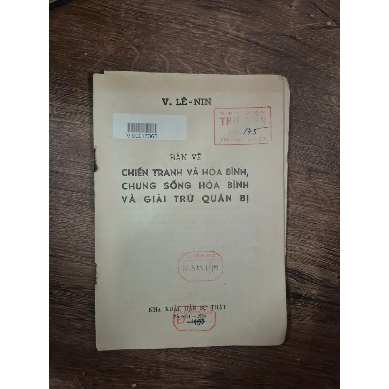 Bàn về chiến tranh và hòa bình, chung sống hòa bình và giải trừ quân bị - V. Lê-nin 728668