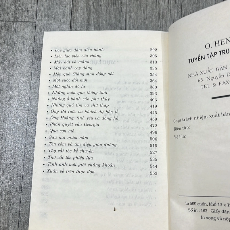 Tuyển tập truyện ngắn O.Henry. 2b4 527844