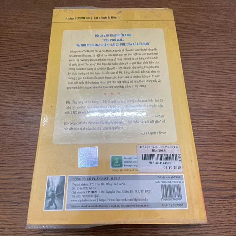 Trò bịp trên phố Wall Michael Lewis 357921