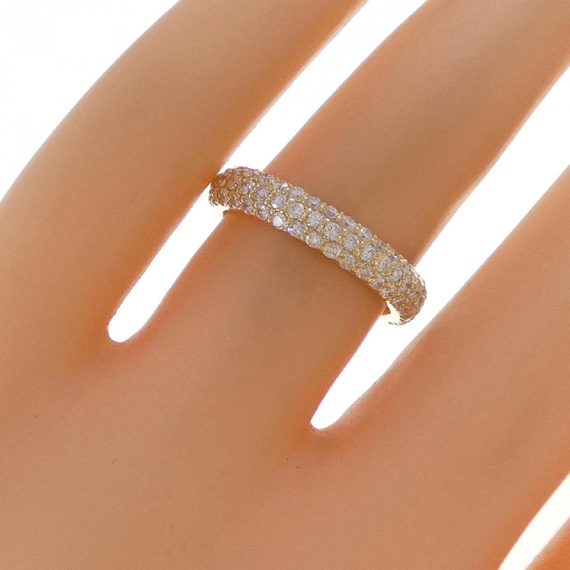 Nhẫn kim cương Pavé K18YG 0.74CT - Hàng hiệu Chính hãng 853168