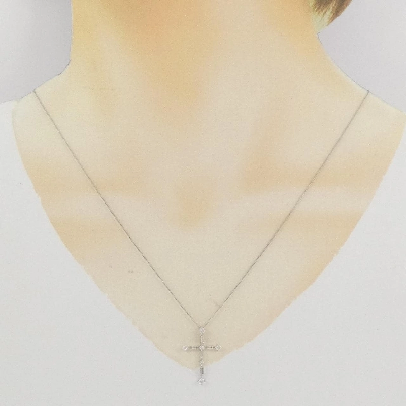 K18WG Dây chuyền kim cương 0.36CT - Hàng hiệu Chính hãng 862729