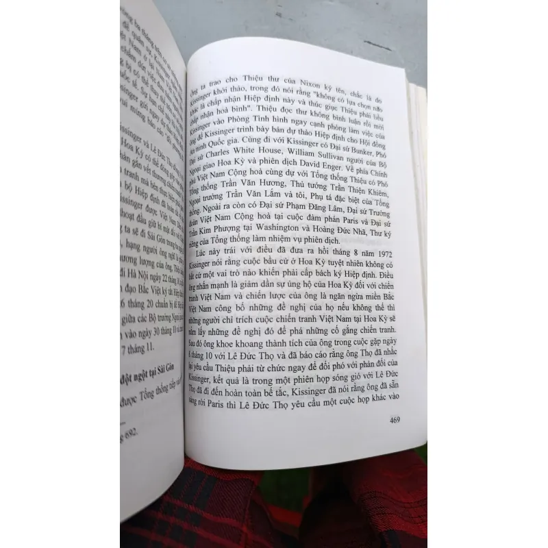 NHỮNG CUỘC ĐÀM PHÁN VỀ HOÀ BÌNH VIỆT NAM - DỊCH: ĐÀO TUẤN 711981