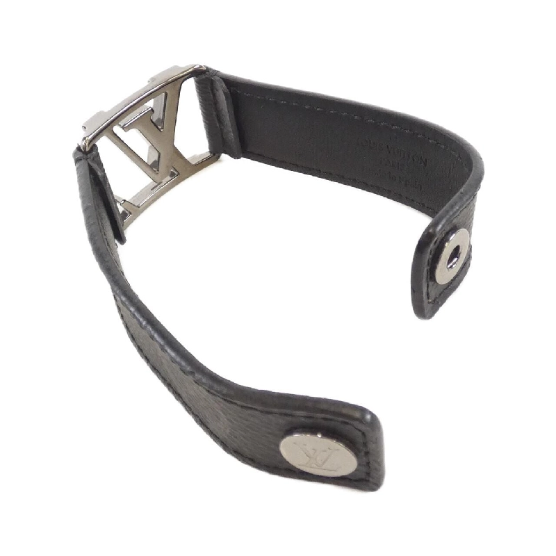 Vòng tay Louis Vuitton Monogram Eclipse Braclet Hockenheim 21cm M6295D 624550