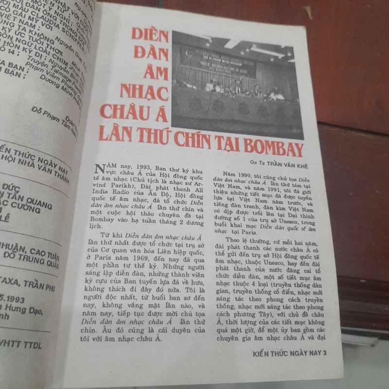 Bán nguyệt san KIẾN THỨC NGÀY NAY số 111 ngày 15-6-1993 506263
