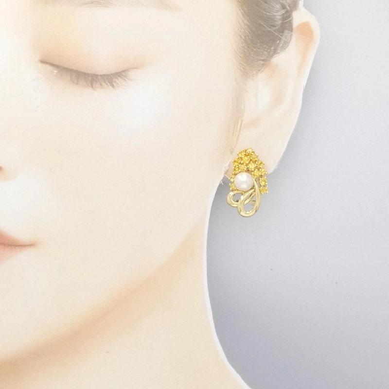 K18YG Bông tai ngọc trai Akoya 6.8mm - Hàng hiệu Chính hãng 874384