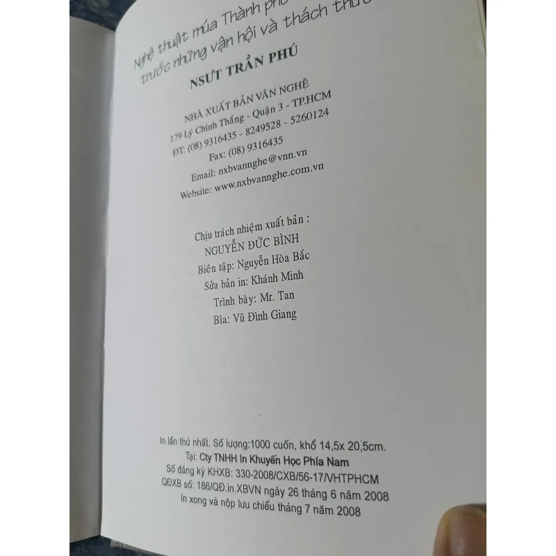 Nghệ thuật múa thành phố Hồ Chí Minh trước những vận hội và thách thức - Trần Phú 746675