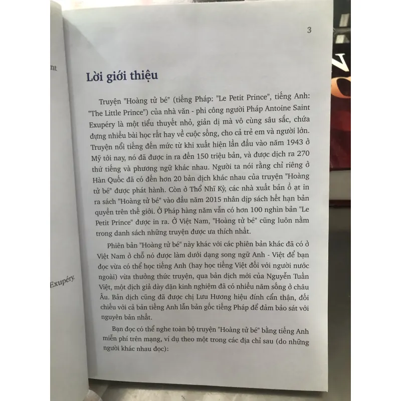 Hoàng tử bé - Nguyễn Tuấn Việt dịch 971713