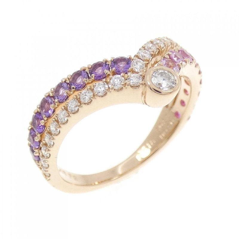 K18PG Nhẫn Đá Màu - Hàng hiệu Chính hãng 855712