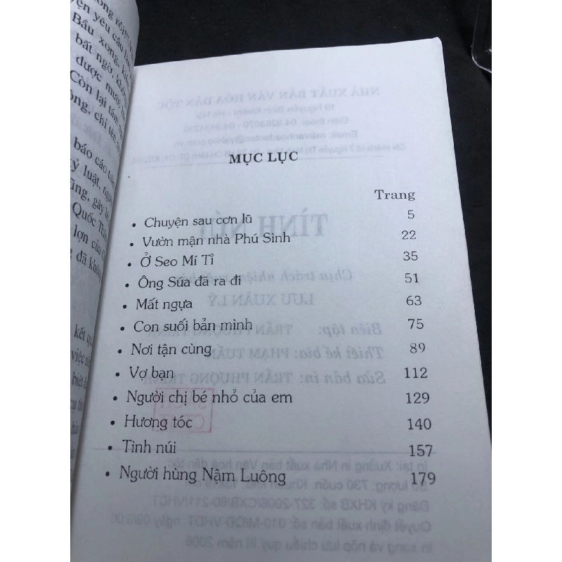 Tình núi 2006 mới 75% bẩn nhẹ Nguyễn Anh Đào HPB0906 SÁCH VĂN HỌC 914890