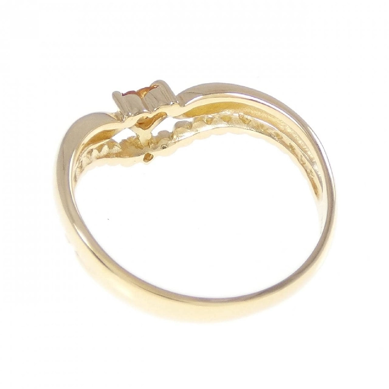 Nhẫn Citrine Hình Trái Tim K18YG - Hàng hiệu Chính hãng 852364