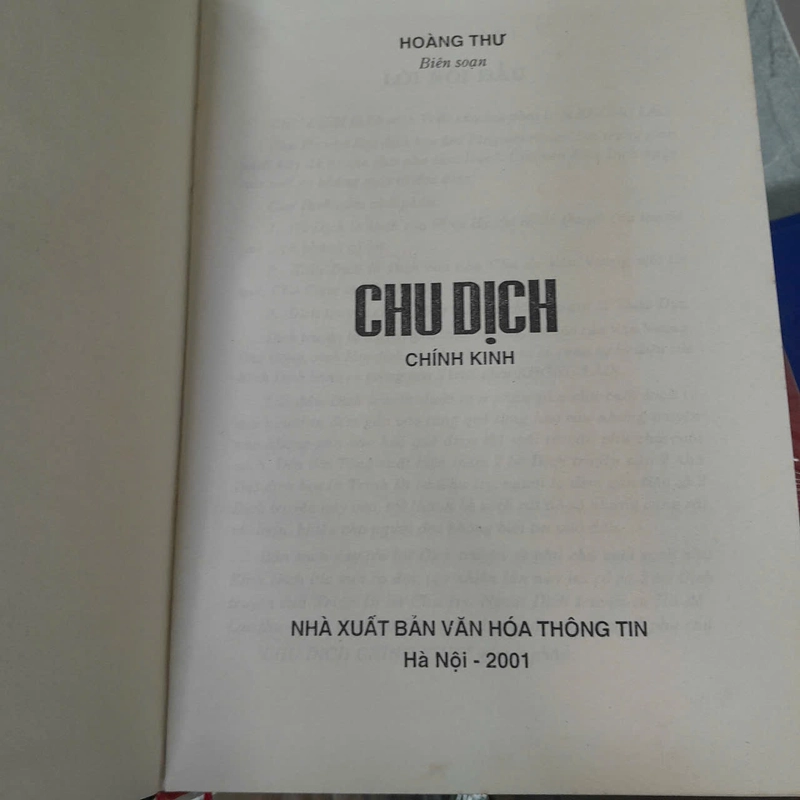 CHU DỊCH CHÍNH KINH - HOÀNG THƯ 463639