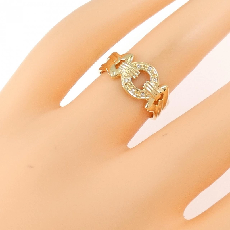 Nhẫn kim cương K18YG 671287