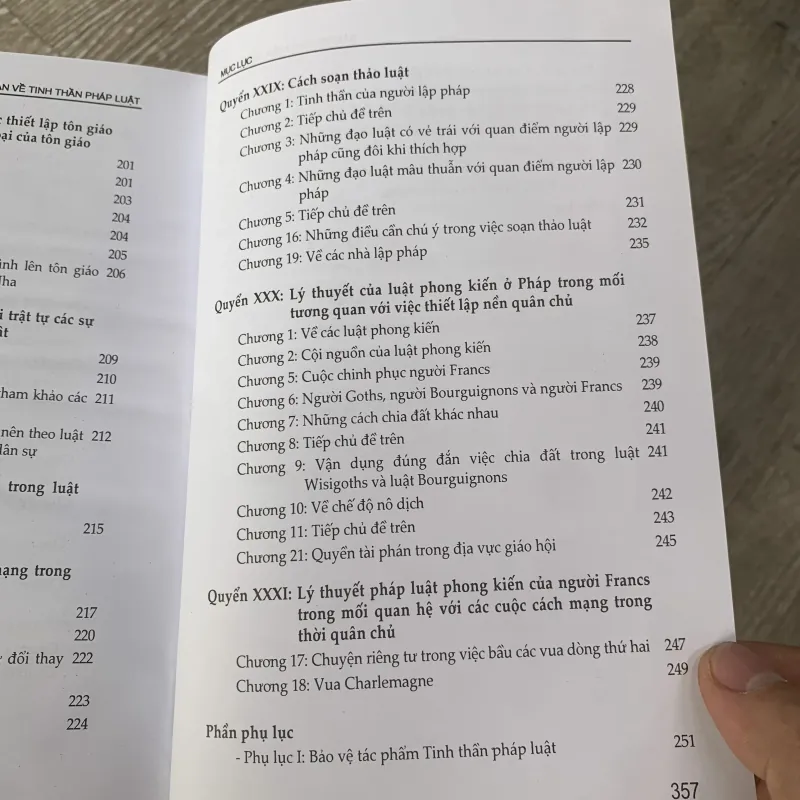 Bàn về tinh thần pháp luật.  1036032