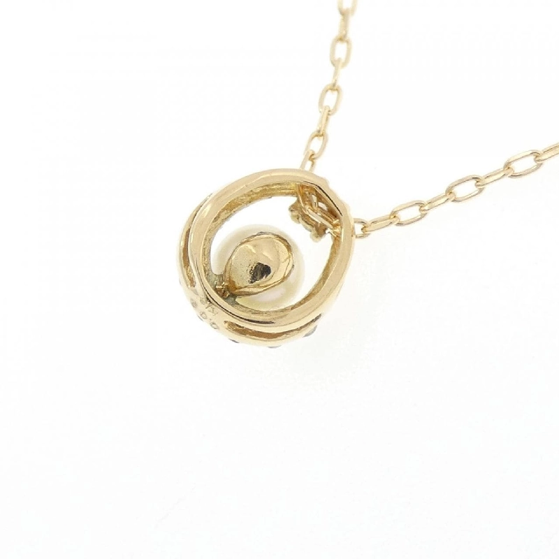 K18YG Ngọc trai Akoya Dây chuyền 4mm - Hàng hiệu Authentic 857027