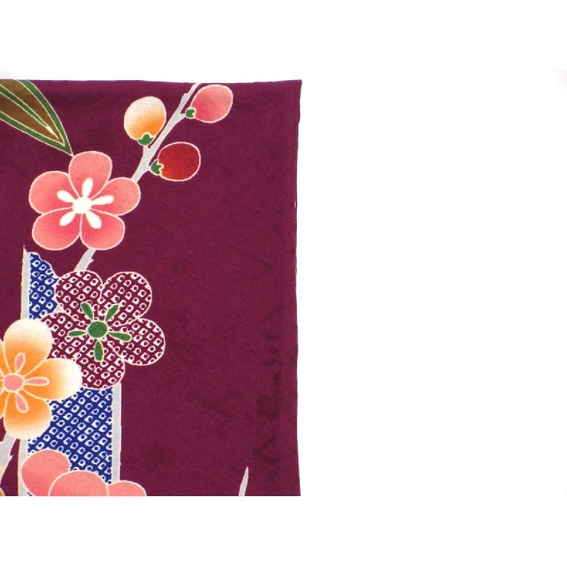 Áo kimono tay dài với thêu chế tác Yūzen - Hàng hiệu Authentic 878143