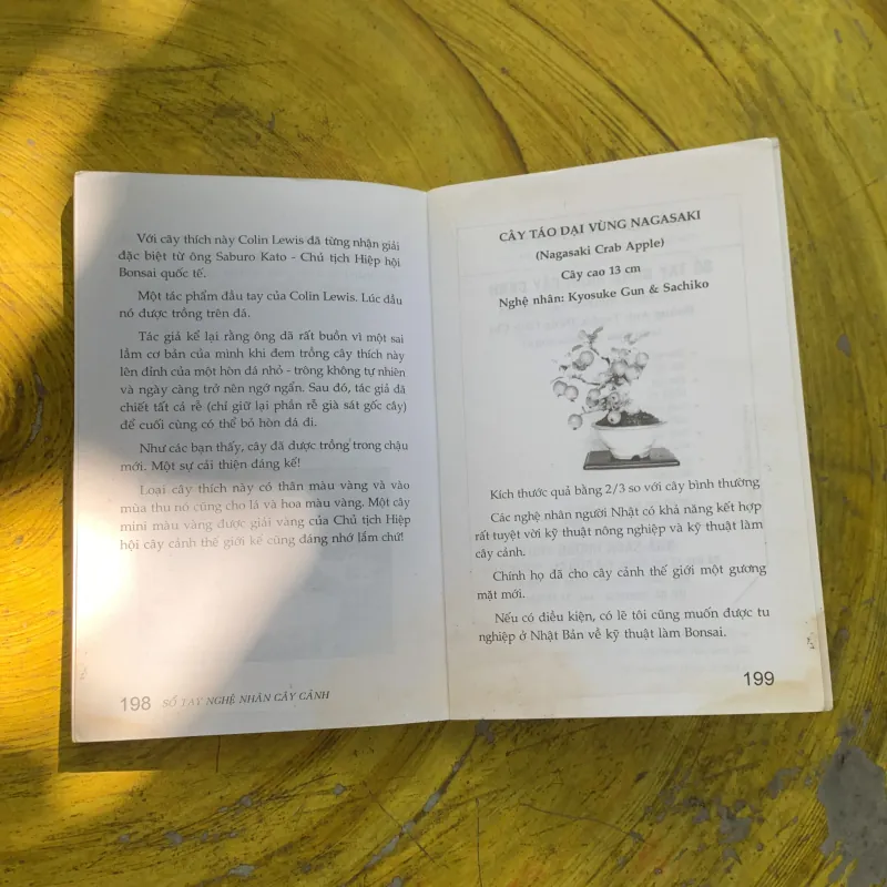 COMBO CẨM NANG BONSAI & SỔ TAY NGHỆ NHÂN CÂY CẢNH  790214