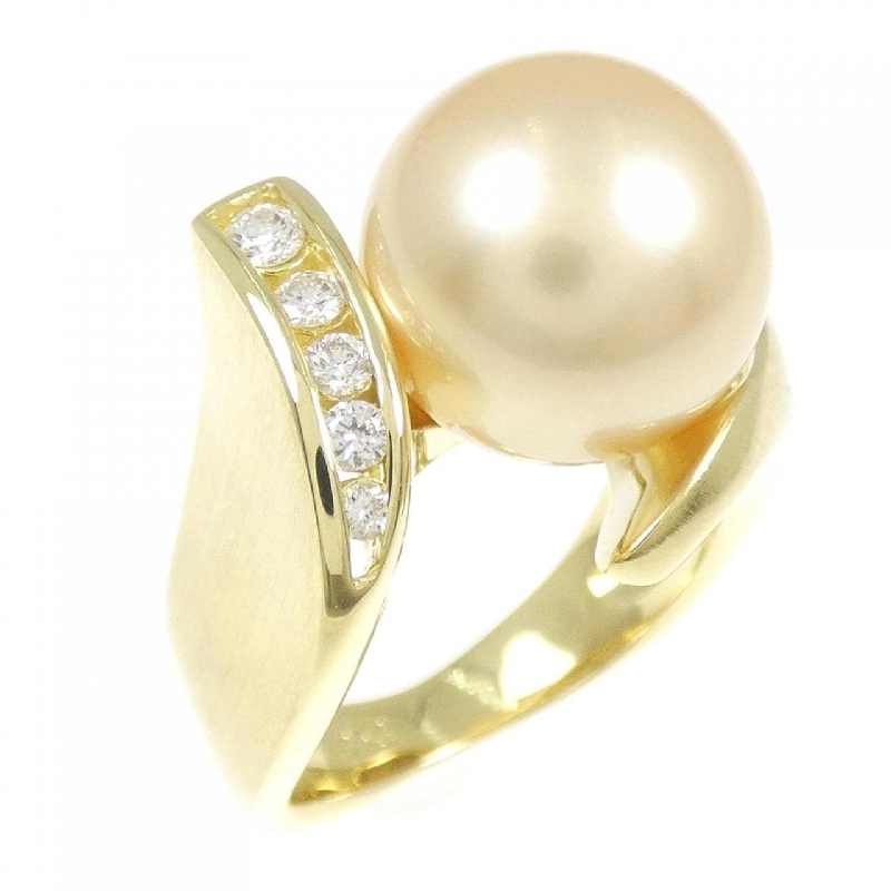 Nhẫn ngọc trai trắng K18YG 11.4mm - Hàng hiệu Authentic 852659