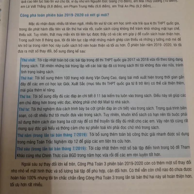 Công phá TOÁN 3- Lớp 12. Luyện thi THPT Quốc gia. Tg GV Ngọc Huyền LB 927261