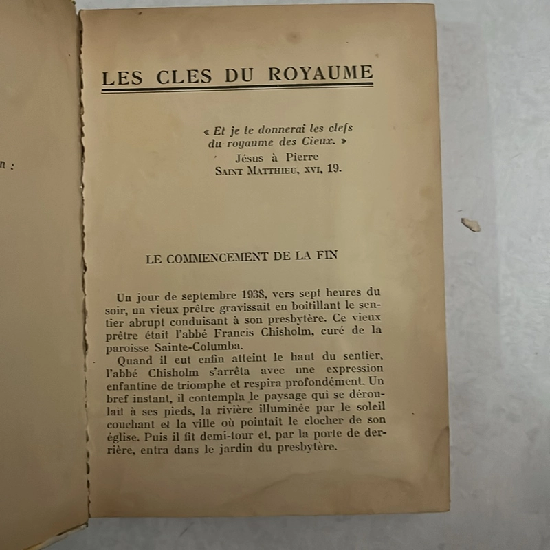 Les Clés du royaume 503675
