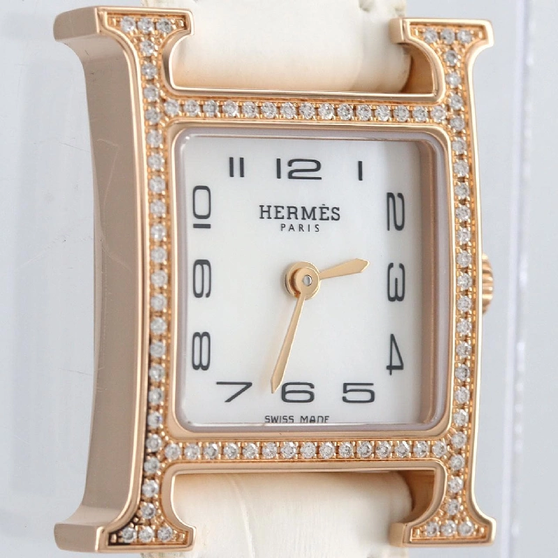 Đồng hồ H của Hermès PG/D HH1.173 PG･RG Quarzt - Hàng hiệu Chính hãng 876612