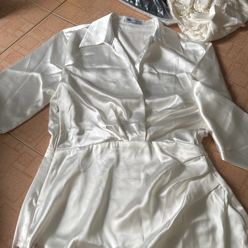 Váy lụa zara  518253