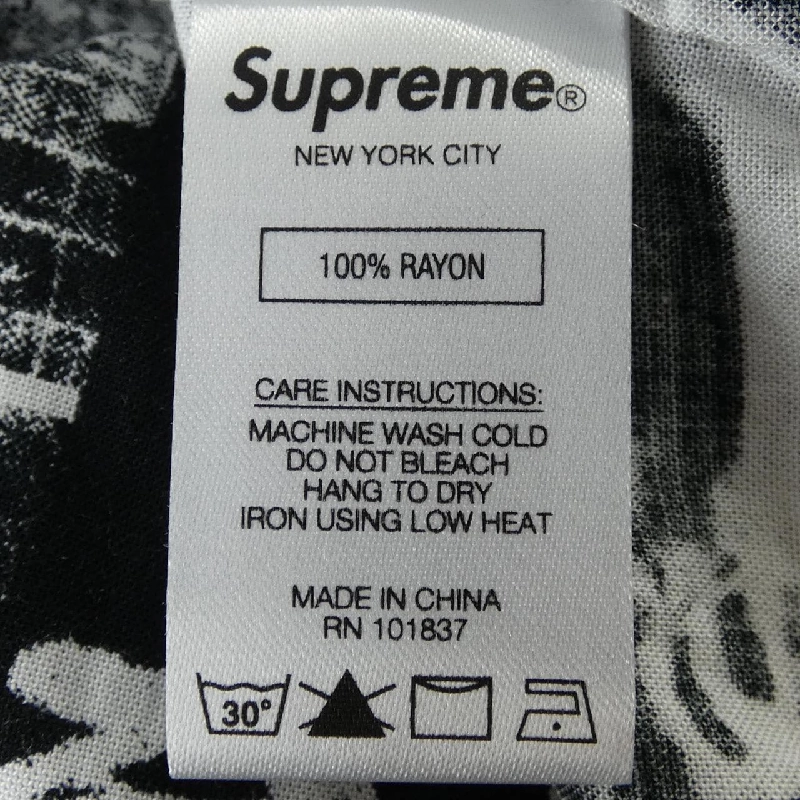 シュプリーム SUPREME Vibrations Rayon S／S áo sơ mi - Hàng hiệu Authentic 890679