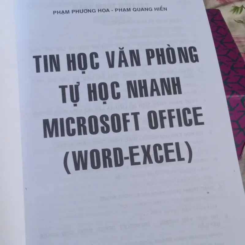 Tự học nhanh Microsoft Office ( Word - Excel) còn mới 90% 589244