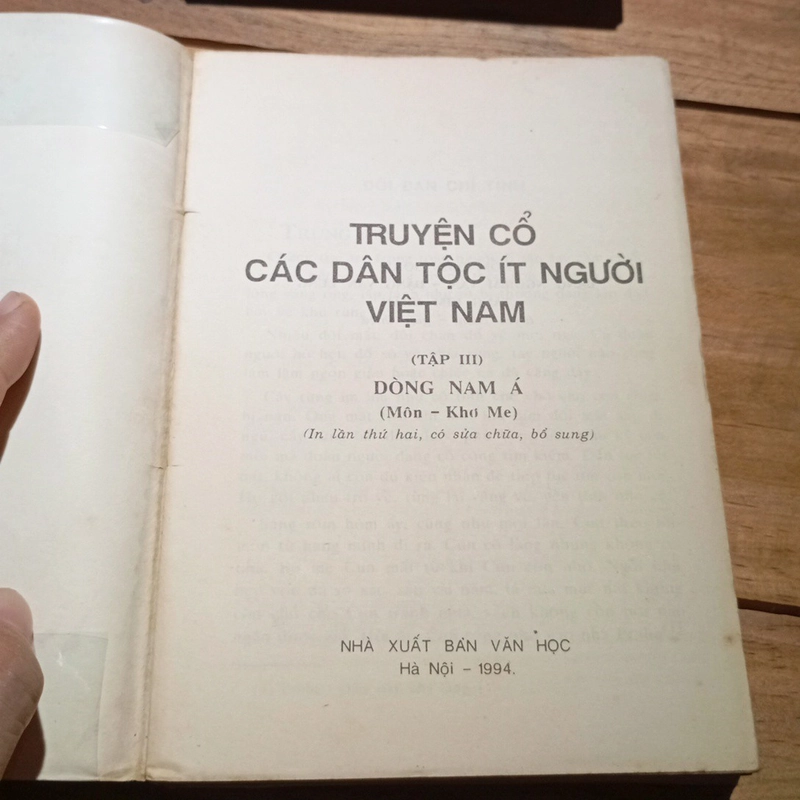 Truyện cổ các dân tộc ít người Việt Nam  545540