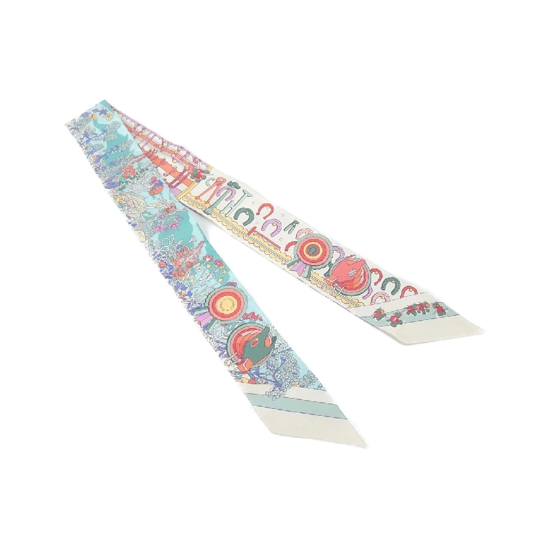 【Sản phẩm chưa sử dụng】Khăn quàng cổ Hermes PONY PIT STOP 064207S 624843