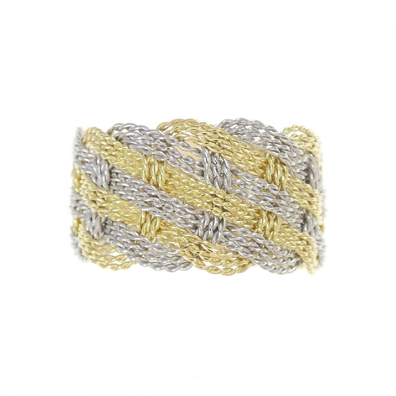 Nhẫn K18YG/PT900 - Hàng hiệu Authentic 852589