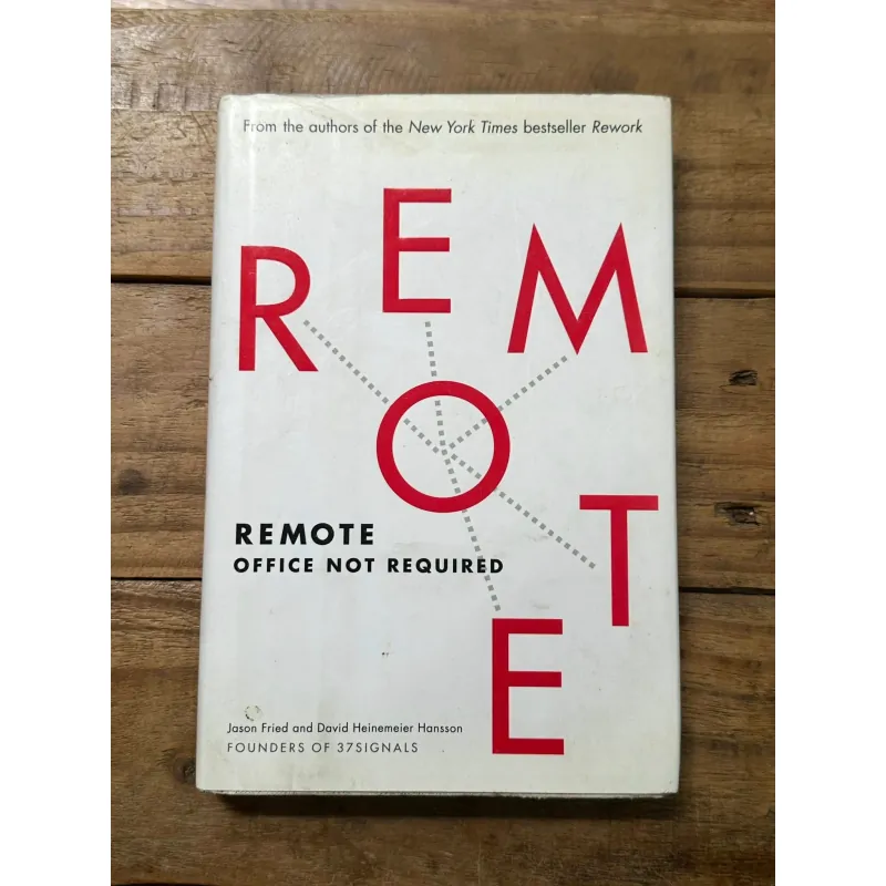Remote - Jason Fried & David Heinemeier Hansson 734630