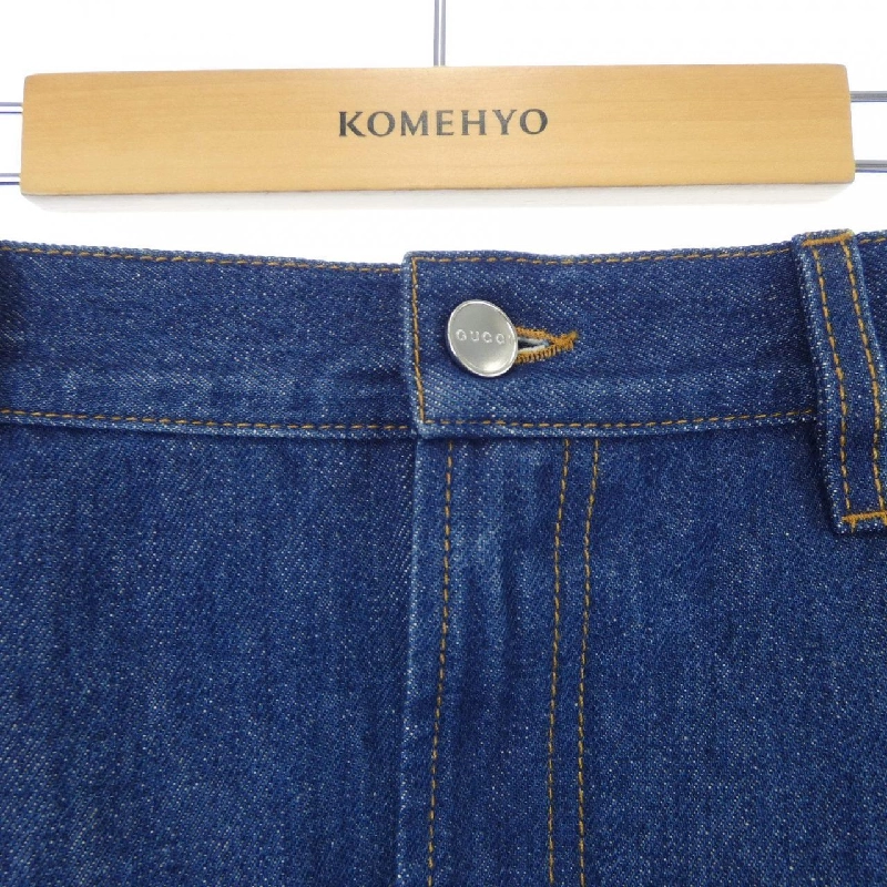 Gucci GUCCI Váy denim dài vừa 807334 XDC5F - Hàng hiệu Chính hãng 820081