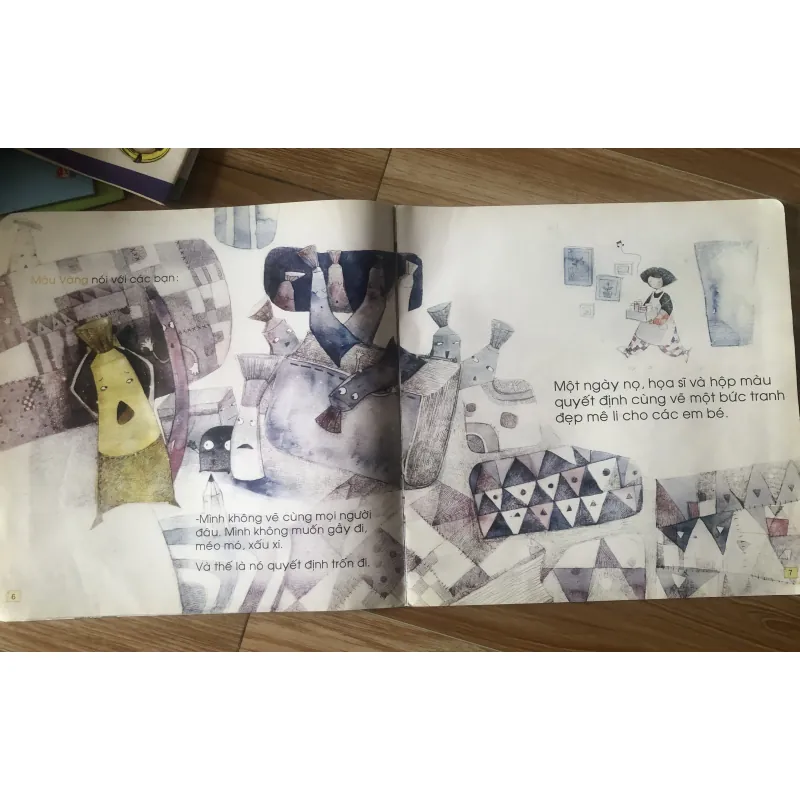 Sách tranh thiếu nhi- Màu vàng ở đâu?  1003994