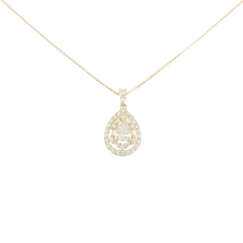 K18YG Dây chuyền kim cương 0.50CT - Hàng hiệu Chính hãng 861133