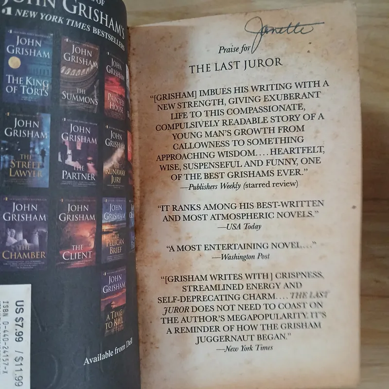 The Last Juror - John Grisham 708588