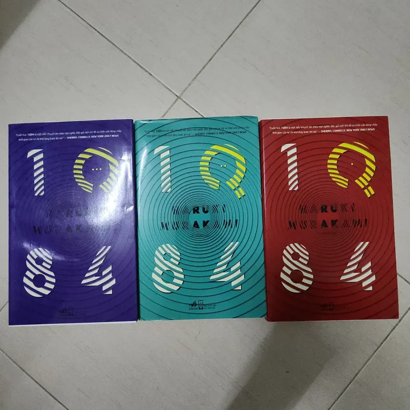Combo 3 quyển 1Q84 của Murakami mới 90% 716791