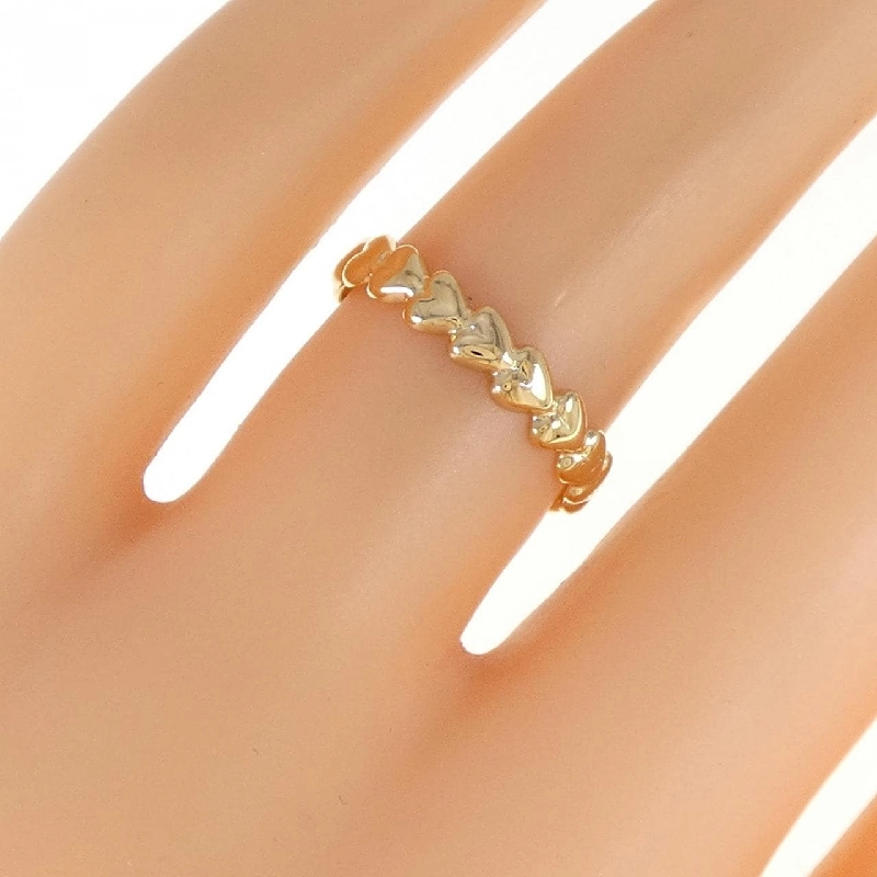 Nhẫn hình trái tim K18YG 672505