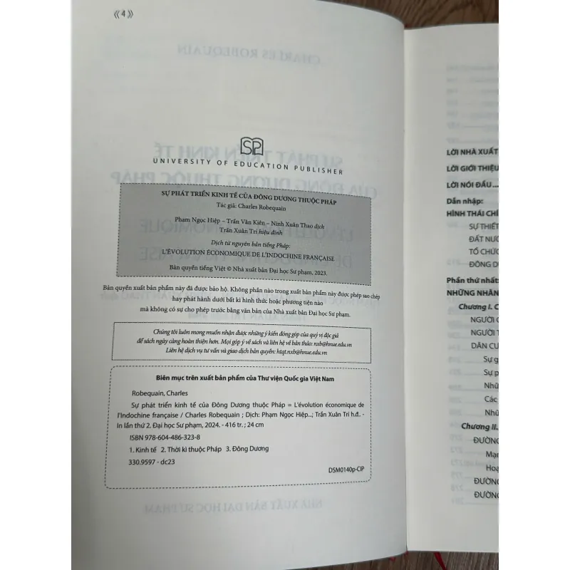 Sự Phát Triển Kinh Tế Của Đông Dương Thuộc Pháp - Charles Robequain 788615