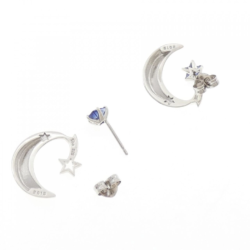 Trang sức Star Jewelry - Bông tai Sapphire tổng hợp - Hàng hiệu Authentic 847005